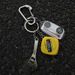 Minimalist Carabiner Keychain With Mini Tape Measure & Tools - Stylish Utility Accessory For Bags & Keys_viptrois.com
