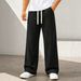 Men's Clothing Men's Stylish Straight Leg Casual Pants Durable Quick Drying For Commuting Sports Outdoor Activities And Jogging_viptrois.com