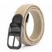 2025 Elastic Woven Belt Belt Belt Internet Celebrity Belt Men's Canvas Belt Elastic Leather Belt_viptrois.com
