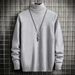 Men's Clothing Mink Fleece Sweater Men's High Collar Trendy Gradient Sweater Bottoming Shirt Men's Autumn And Winter Thick Knitted Jacket_viptrois.com