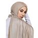 Soft & Breathable Modal Cotton Scarf Wrap - Lightweight, Wide Hem, Versatile For All Seasons (20 Colors Available)_viptrois.com