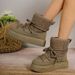 Large-size thick soled cross-strap snow boots 2024 new thick mid-tube but knee warm women's boots_viptrois.com