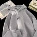 Men's Clothing Design Plus Velvet Thickened Sweater Men's Autumn And Winter Hoodie Vibe High Street Loose Couple Jacket_viptrois.com