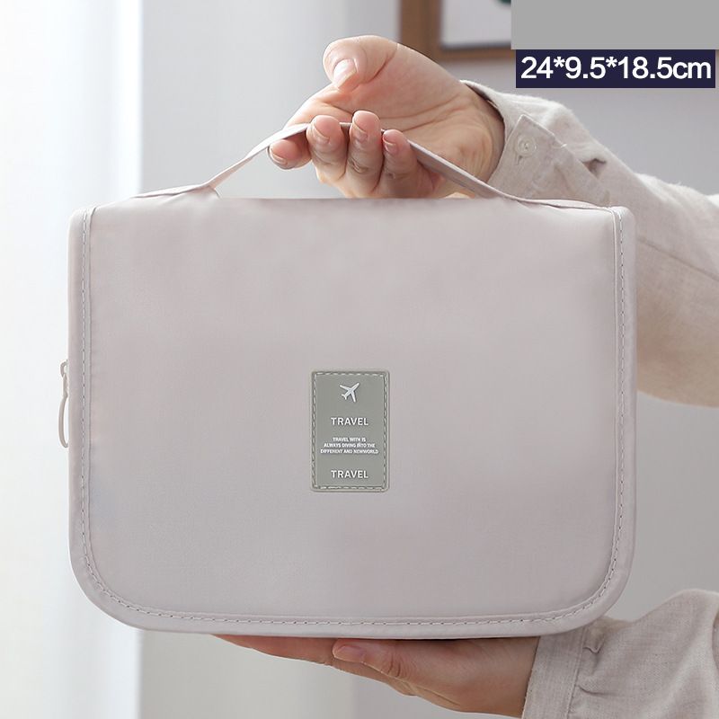 Storage Bags Simple Travel Waterproof Cosmetic Bag Portable Large Capacity Cosmetic Bag Hook Bag Toiletries Storage Bag_viptrois.com