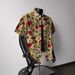 New 2026 Ice Silk Beach Flower Shirt Short Sleeve Men's Summer Beach Vacation Men's Clothing_viptrois.com