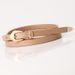 Summer new product women's multi-color thin leather belt carved buckle three-piece set fashionable versatile dress decorative belt_viptrois.com