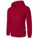 K New Men's Jacquard Knitted Sweater Long Sleeved Hooded Sweatshirt Hooded Sports Top_viptrois.com