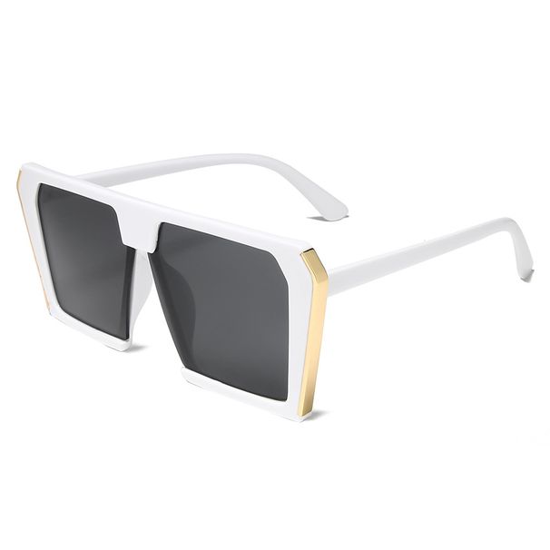 Pink Square Sunglasses For Women & Teens - Large Frame UV Protection (Parent-Child Matching Set)_viptrois.com
