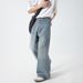 Men's Clothing Retro Washed American Flared Jeans Men's 25 Spring And Summer New Trousers Trendy Brand Loose High Street Retro Flared Pants_viptrois.com