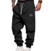 "Men's Velvet Cuff Sweatpants – Loose Fit Casual Pants For Winter (Black/Gray/Apricot, S-XXXL)"_viptrois.com