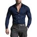 2025 Spring White Shirt Men's Long Sleeve Formal Shirt Men's Casual Business_viptrois.com