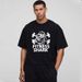 Trendy Brand Heavy 240g Short-sleeved American Shoulder Heavyweight T-shirt Men's And Women's Boxy Version Fitness Top_viptrois.com