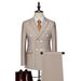 Men's Clothing Business Casual Suit Double Breasted Suit Two Piece Suit Solid Color Slim Fit Daily Banquet Dress Top_viptrois.com