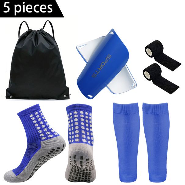 Outdoor Sports Combination Anti Slip Sports Football Socks Sports Ball Bag Bandage Socks Leg Guards Knee Pads_viptrois.com