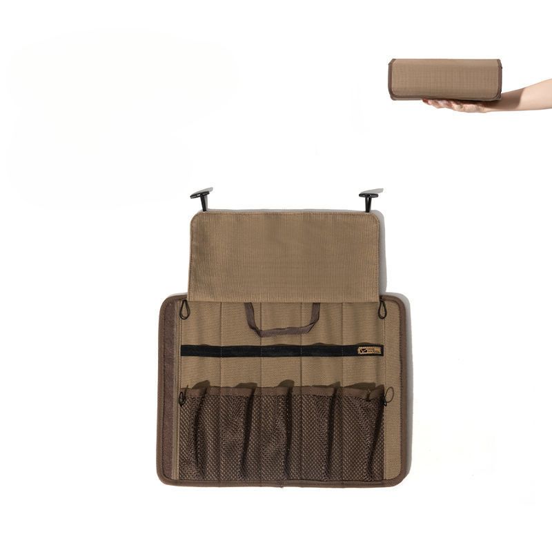 Mugod Outdoor Picnic Tableware Portable Exquisite Camping BBQ Cooking Utensils Set Storage Bag_viptrois.com