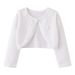 Hand Crocheted Beaded Floral Cardigan For Girls - Lightweight Korean Style Knitwear For Spring & Summer (8-16 Years)_viptrois.com