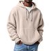 2026 Autumn And Winter New Environmentally Friendly Fabrics Fashion Sports Trendy Men's Tops Waffle Hooded Sweater_viptrois.com
