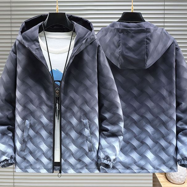 Men's Clothing Light Luxury Men's Clothing Fat Spring Coat Men's Casual Men's Jacket Hooded Loose Large Top Fashion_viptrois.com