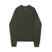 Men's Fashion Crewneck Sweater – Korean-Inspired Relaxed Fit Knit Top For Casual Layering_viptrois.com