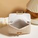 Women's Bags Fashion Messenger Bag Style Trendy Straw Women's Bag Lock Closure Simple Small Square Bag_viptrois.com