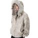 Men's Distressed Vintage Hooded Jacket – Oversized Fit, Faux Fur Trim, Heavyweight Cotton For Winter_viptrois.com