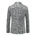 Men's Clothing Men's Business Casual One Piece Small Suit Gold Suit_viptrois.com