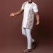 Men's Clothing Men's summer T shirt short sleeved shirt ethnic style casual wear two piece suit sportswear_viptrois.com