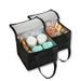 Functional Bags In Stock: Black Non Woven Cooler Bag, Zippered Portable Cooler Bag, Outdoor Picnic Cooler Bag, Wholesale_viptrois.com