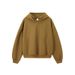"Men's Boxy Cropped Hoodie - 380GSM Heavyweight Dragon Scale Pullover With Drop Shoulder & Kangaroo Pocket"_viptrois.com