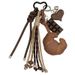 Leather Croissant Keychain Creative And Extremely Complex Bag Accessories Key Pendant_viptrois.com