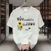 Breathable T-shirt (Eco Cotton) Off-White (Retro Warm Print & "Thai Family Sunflower" Accent) – Y2K Style For Festival Party_viptrois.com