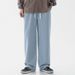 Men's Summer Lightweight Retro Straight Leg Jeans With Drawstring & Relaxed Fit_viptrois.com