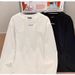 Men's Deconstructed Shoulder Pad T-Shirt – Oversized Streetwear Top With Raw Edge Detail (M-3XL, White/Black)_viptrois.com