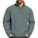 Cross-border European American Men's Solid Color Loose Casual Sports Thick Fleece Zip-up Autumn And Winter_viptrois.com