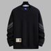 Men's Clothing Round Neck Casual Tops Sweatshirts Spring And Autumn Loose And Versatile Pullover_viptrois.com