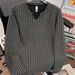 Men's Long Sleeve V-Neck Stripe T-Shirt - Loose Fit Casual Tee For Teens & Young Adults, Retro American Style_viptrois.com