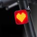 Bicycle Night Road Tail Rechargeable Smart Sensor Creative Heart Light Mountain Bike Riding Gear_viptrois.com