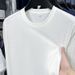 Spring And Autumn Pure T-Shi Sleeve 250g Xinjiang Long Staple Cotton Round Neck Oversized Drop Shoulder Men's Base_viptrois.com
