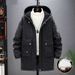 men's clothing lamb wool cotton coat men's autumn and winter new granular fce winter wear trendy fce thick cotton coat_viptrois.com