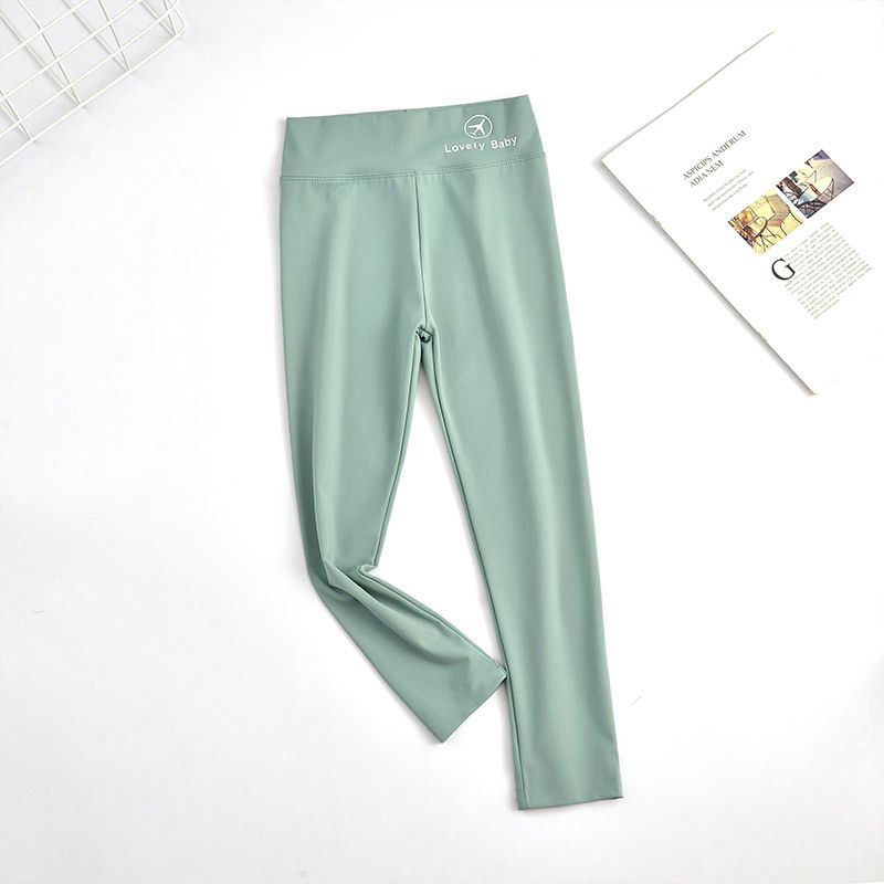 Kid's Clothing Girls New Shark Skin Airplane Leggings Spring And Summer Thin Style Fashionable New Style Children's Outerwear Pants_viptrois.com