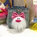Bag Charm Cute Bow Doll Keychain Cartoon Funny Plush Schoolbag Pendant Funny Ugly Cute Doll Pendant Gift_viptrois.com