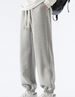 2025 New Cotton Casual Sports Trousers Men's Hong Kong Style Loose Leg Sweatpants Knitted Skinny Pants Casual Versatile_viptrois.com