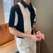 Men’s Slim-Fit Polo Shirt – Breathable Milk Silk, Korean-Inspired, Short-Sleeve Casual Top (M-3XL, Black/Gray/Khaki)_viptrois.com