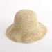 Women's Summer Simple Handmade Grass Knitted Hook Needle Fisherman's Large Edge Foldable Sun Shade Hat_viptrois.com