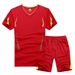 Men's Clothing Sports Casual Suit Summer Short Sleeved Quick Drying Clothes T Shirt Fitness Running Team Uniform_viptrois.com