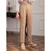 Men's Gurkha High Waist Trousers Gentleman's Suit Petty Casual Straight Trousers Versatile Fashion Drape Commuting_viptrois.com