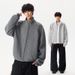Me's Jacket 2025 Sprig Ad Autum New Tredy Casual Fashio Sports Loose Decostructed Desig Stad Collar Coat For_viptrois.com