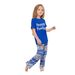 Christmas Deer letter striped short sleeve Christmas family dress printed home wear_viptrois.com