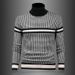 Loom Loom European Station Winter 2025 New Convertible High Neck Wool Sweater Casual Trendy Men's Knitted Base Shirt_viptrois.com