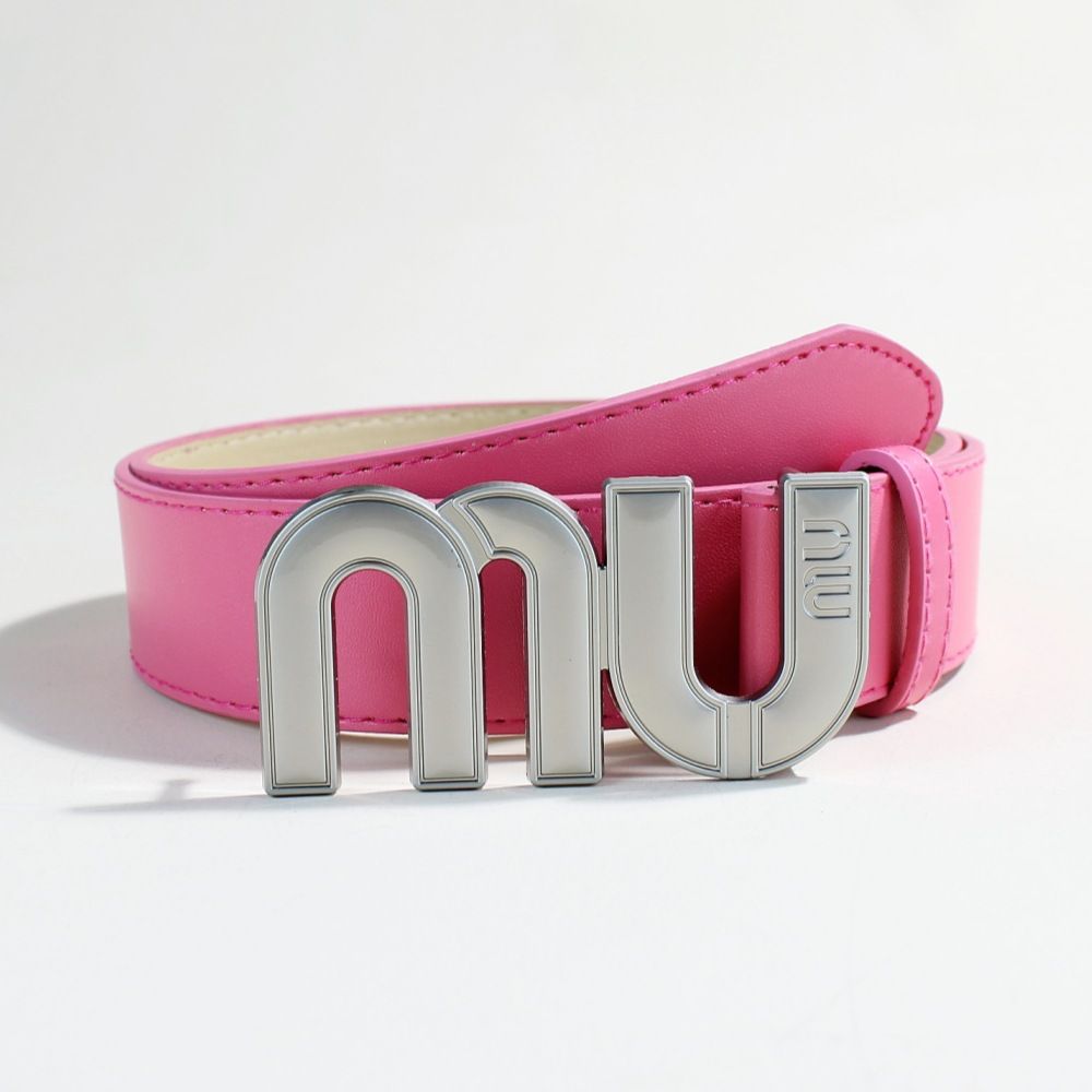 Women's Belts Mu Letter High End Fashion Versatile Men And Women Belts With Dress Jeans Belt_viptrois.com